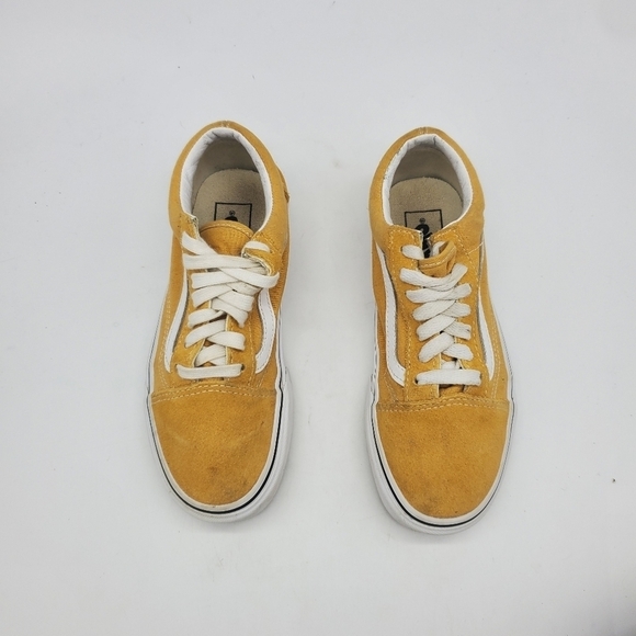 Vans Shoes Men 4.5 Women 6 Off The Wall Unisex Old Skool Classic Skate Yellow - Picture 3 of 12